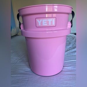 Yeti Limited Edition Power Pink Load Out Gallon Bucket New